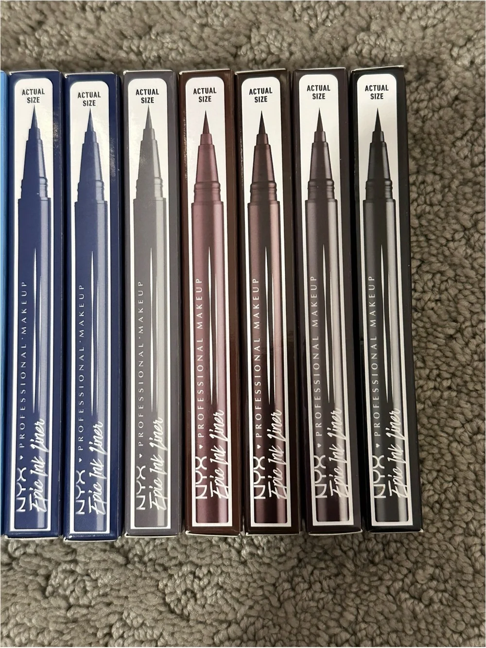 BRAND NEW NYX Epic Ink Waterproof Eyeliner Lot of 10 - Assorted Shades